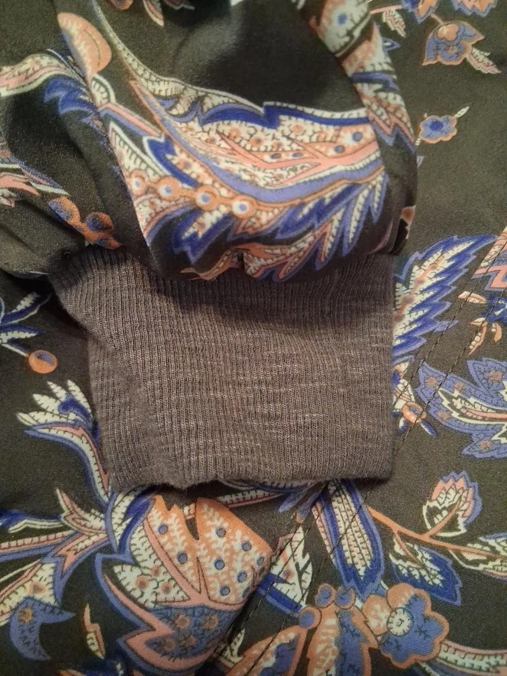 Free People S Paisley Silky Quilted Oversized Bomber Jacket Floral